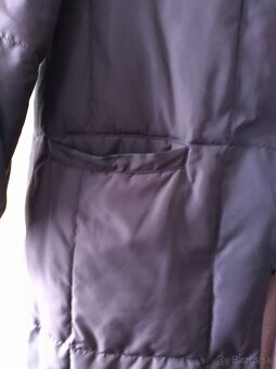 dlhý vetrovkovy kabát - - 2