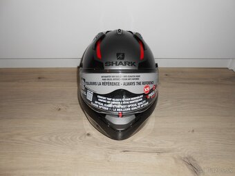 Predam krasnu novu moto prilbu znacky SHARK EVO GT SEAN MAT - 2