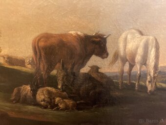 Starý obraz z 18.Storočia - 2