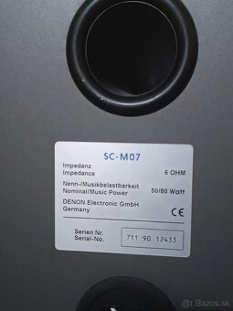 PREDAM REPRODUKTORY DENON SC-M 07 - 2