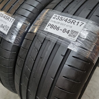 Letné pneumatiky 235/45 R17 DUNLOP DOT4718 - 2