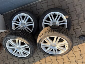 Originál disky 5X112 R18 AUDI S6,245/45 R18 pneu 7mm - 2