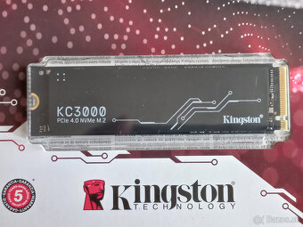 1TB SSD KINGSTON KC3000 M.2 PCI-e 4.0 NVMe - 2