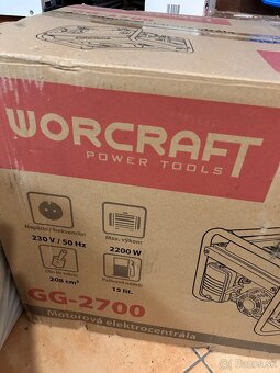 Elektrocentrala Worcraft 208cm3 2200W - 2