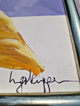 INGO KÜPPER - Flowers still life (zarámovaná olejomalba) - 2