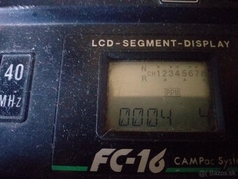 Vysielač Futaba FC 16 - 2