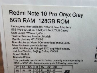 Xiaomi Redmi Note 10 Pro 6/128GB - 2