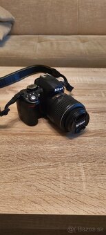 Predám zrkadlovku Nikon D3100 + objektív NIKKOR 18-55mm - 2
