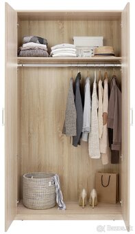 Šatníková skriňa s nadstavcom - 2