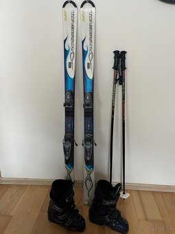 Lyže Rossignol 150 + lyžiarky Dolomite č.38 - 2