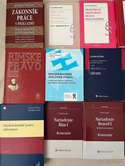 Predám skriptá, praktiká a učebnice - PRÁVO - 2