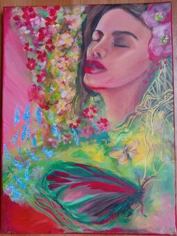 obraz ružová 30x40 - 2