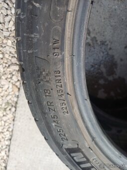 225/45 r18 letné pneumatiky ,Michelin - 2