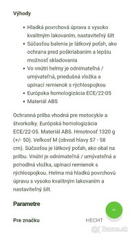 Prilba Hecht - 2
