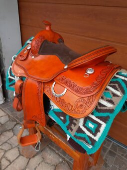16" westernové sedlo - 2