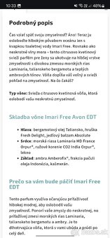 Dámsky parfém Avon Imari Free - 2