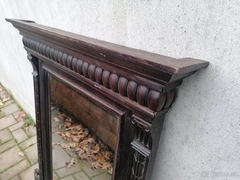 Predám starožitné drevené zrkadlo - 2