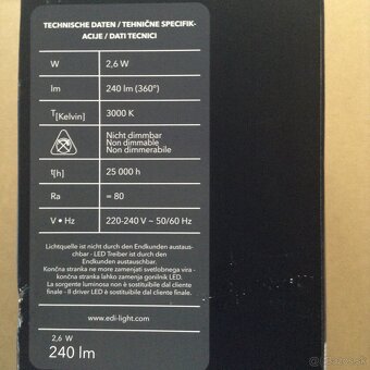 Stolová led lampa. - 2