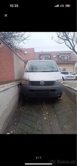 Volkswagen Transporter T5 Havarovane - 2