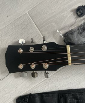 Nová akustická gitara so súpravou - 2