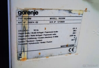 Chladnička 285l Gorenje - 2