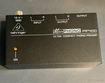Gramofónový predzosilovac Behringer PP400 - 2