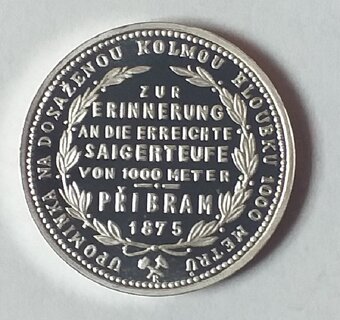 Příbramský zlatník novoražba Ag - 2