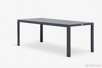 Záhradný stôl PINDSTRUP Š90xD205 sivá - 2