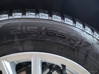 Zimné pneumatiky + disky 215/65 R17 (Duster 2020+, Kadjar) - 2
