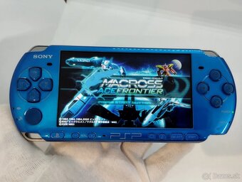 PSP 3000 rare Blossom Blue včetně boxu - 2