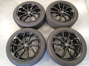 4ks zimne ALU 5x112 R18 8J ET40 RC BROCK CIERNE - 2