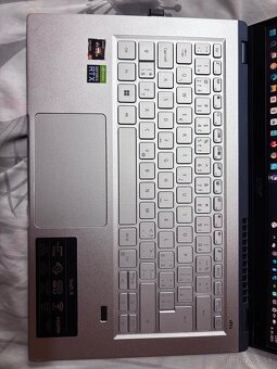 Notebook Acer Swift X 14 Steel Gray celokovový - 2