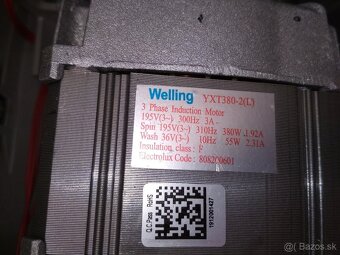 Rozpredam práčku Electrolux EWT1366HGW na NAHRADNE DIELY - 2