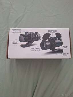 Kolimátor Battle red dot sight Theta Optics Čierna - 2