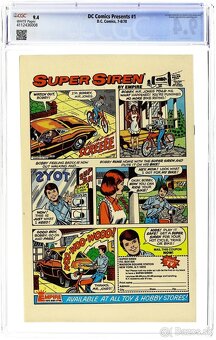 DC Comics Presents #1 (1978) – CGC 9.4 komiks - 2
