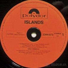 LP King Crimson ‎– Islands - Germany 1978 - 2