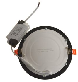 bodové svetlá LED/12W/230V 4000K čierna, 167 mm - 2