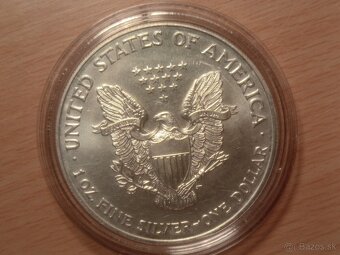 American Eagle 2002 – Investičné striebro USA - 2