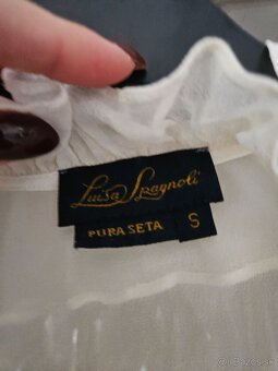 Hodvabna bluzka Luisa Spagnoli vel.S - 2