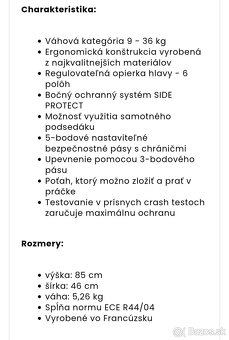 Nová autosedačka - 2