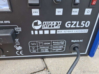 Nabíjačka autobatérií Ripper GZL50 – 12V / 24V, 600 W - 2