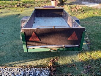 brzdený vozik za malotraktor - 2