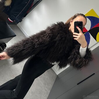 Kožuch z mongolskej ovce NOVÝ - 2