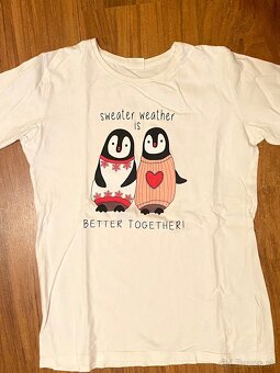 Tričko s roztomilými tučniakmi, 152-158 cm - 2