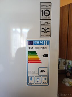 Chladnička s mrazničkou LG A+ - 2