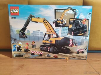LEGO 60420 - Žlutý bagr - 2