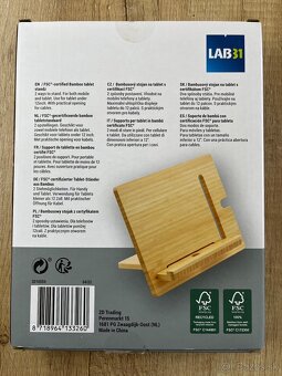 Bambusový stojan na tablet - 2