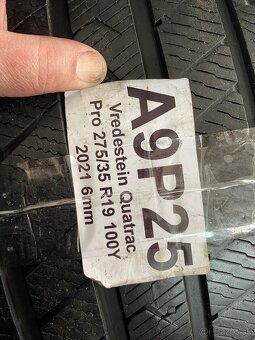 275/35 R19 100Y Vredestein Quatrac pro - 2
