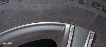 predám komplet zimnú sadu disky s pneu - 2