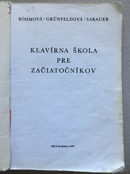 KLAVÍRNA ŠKOLA pre začiatočníkov - 2